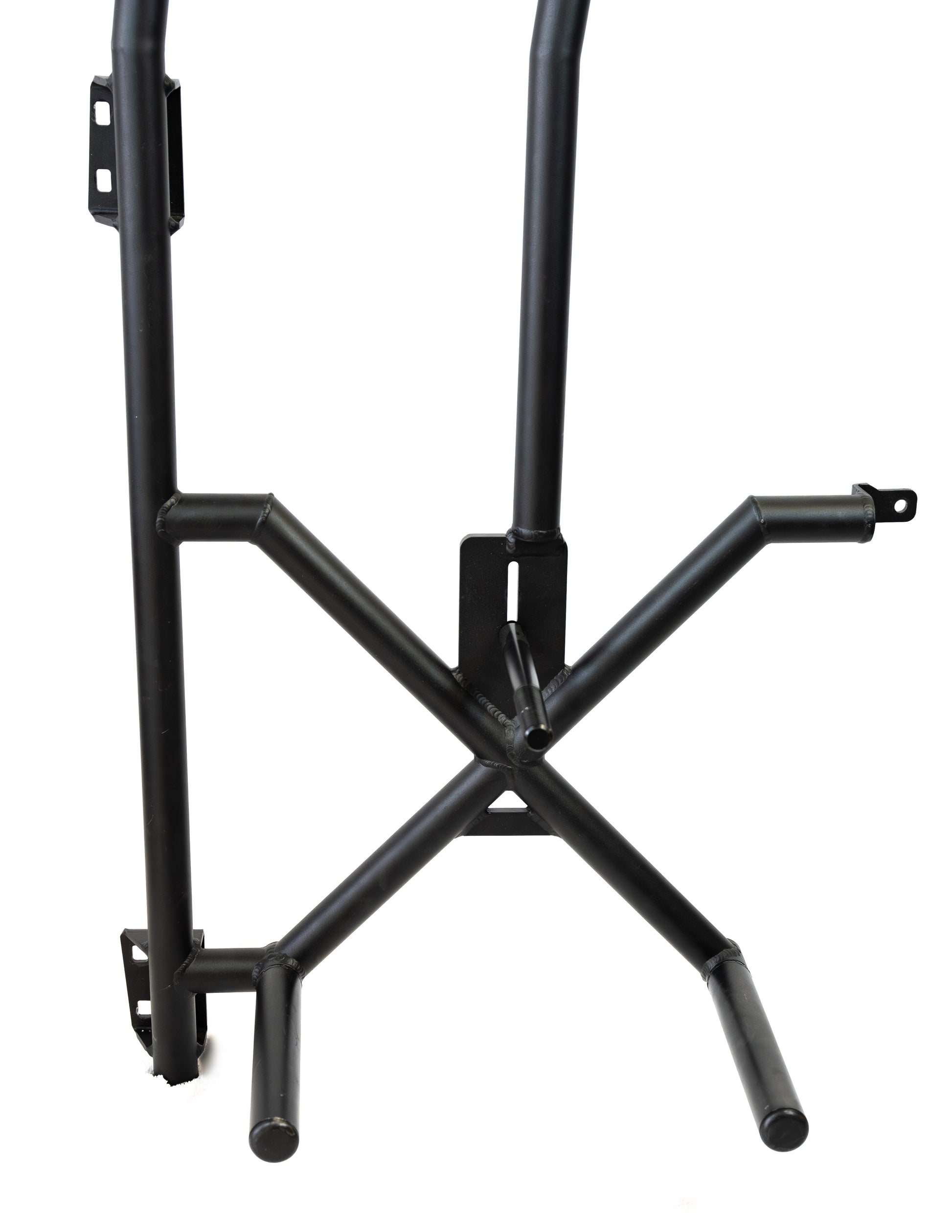 Closeup of X Rack with Climber Tire Rack.