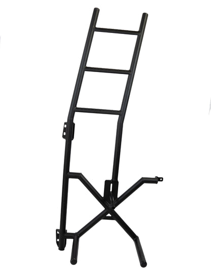 Full X Rack with climber front in black.